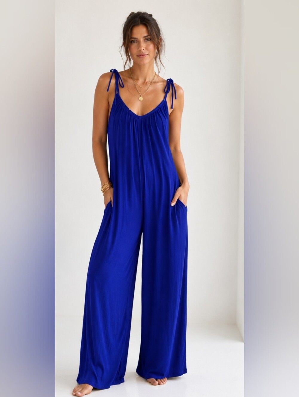 Sugarlips jumpsuit royal blue